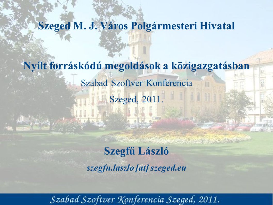 Szeged M. J.