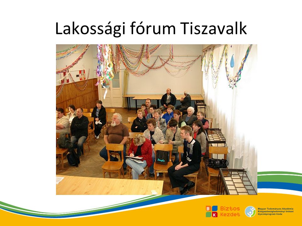 Lakossági fórum Tiszavalk