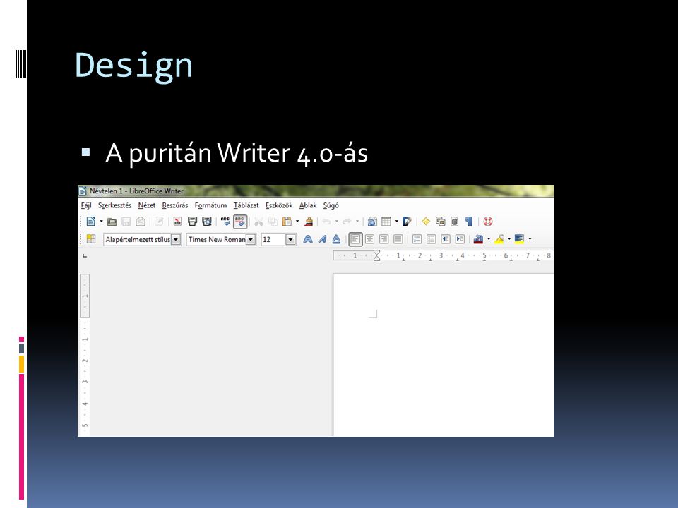 Design  A puritán Writer 4.0-ás