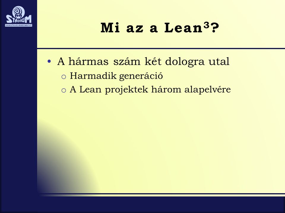 Mi az a Lean 3 .