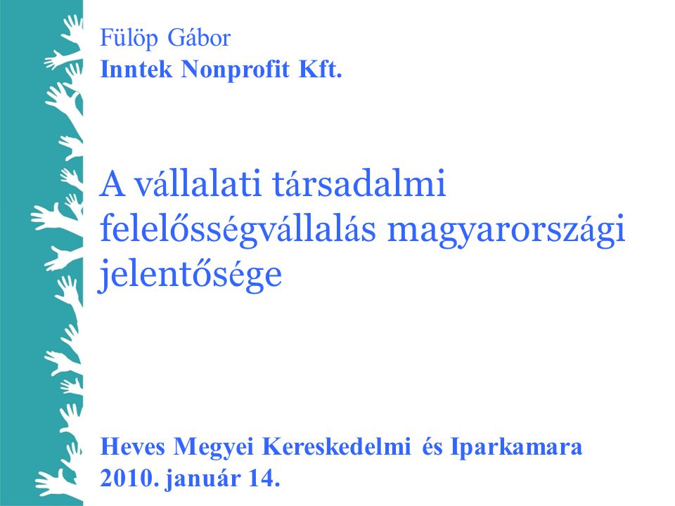 Fülöp Gábor Inntek Nonprofit Kft.