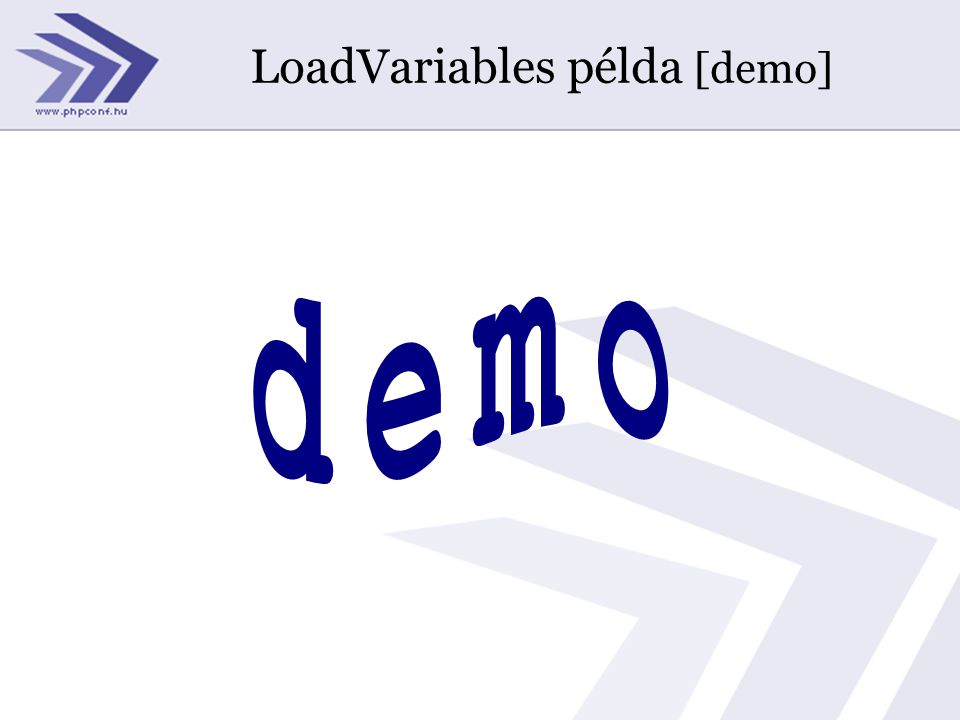 LoadVariables példa [demo]