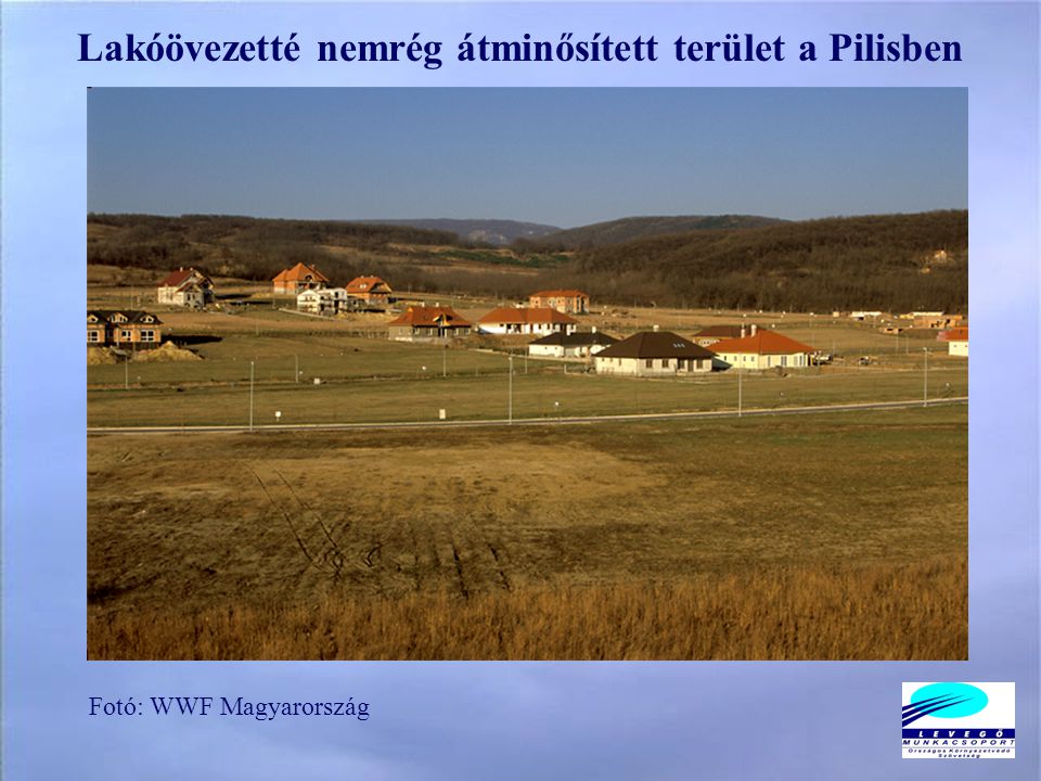 Fotó: WWF Magyarország Lakóövezetté nemrég átminősített terület a Pilisben