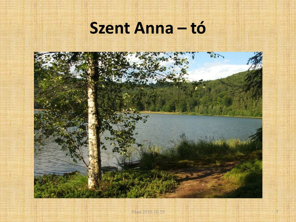 Szent Anna – tó 7Pápa