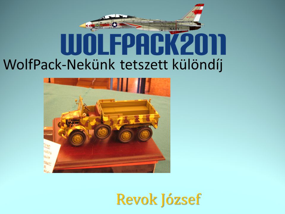 WolfPack-Nekünk tetszett különdíj Revok József
