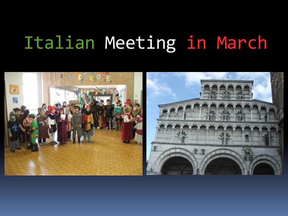 Italian Meeting in March