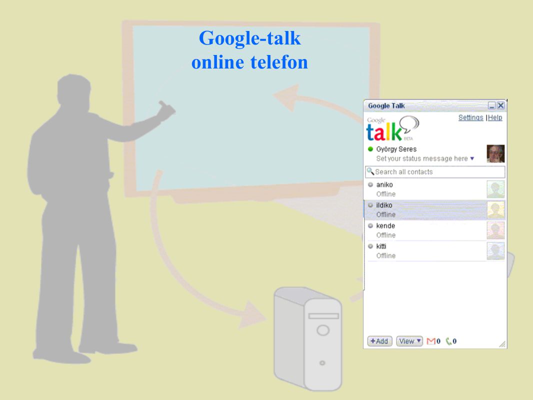 Google-talk online telefon