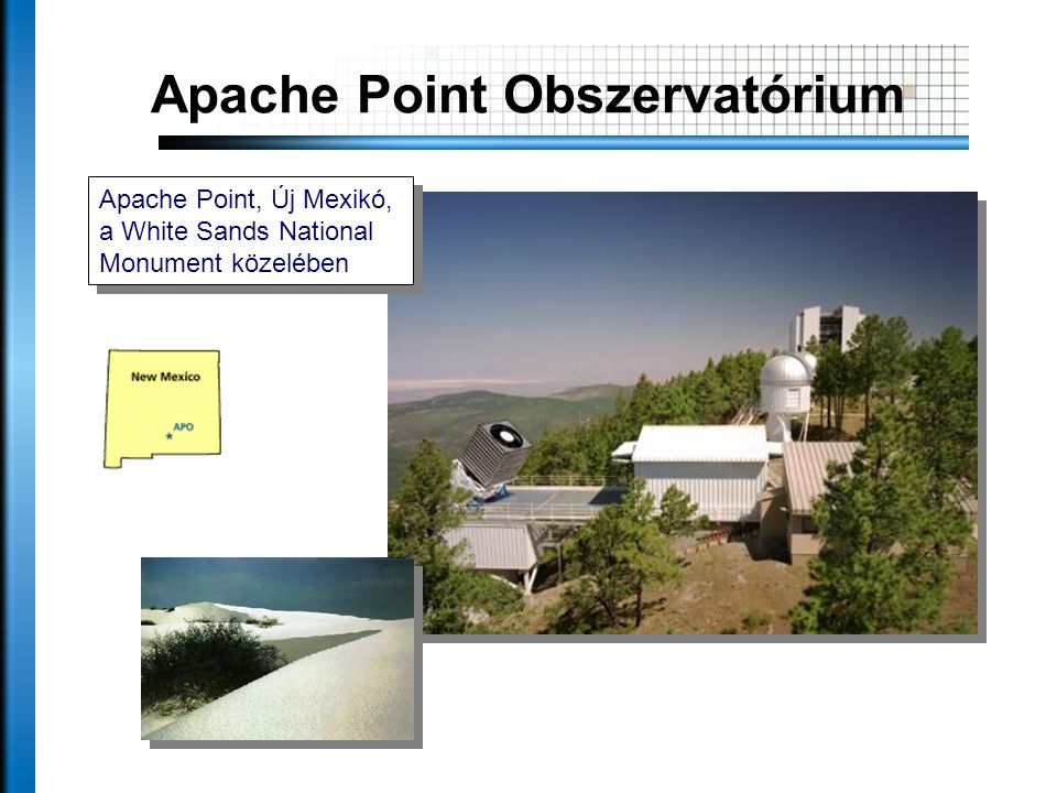 Apache Point Obszervatórium Apache Point, Új Mexikó, a White Sands National Monument közelében