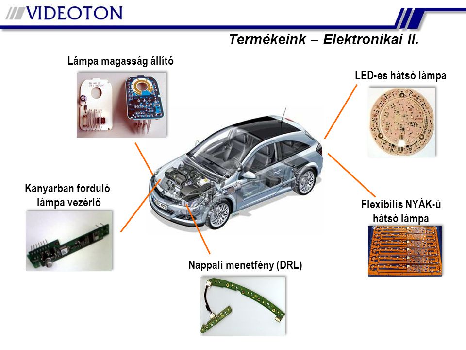 2011 szeptember 30. mkt pécs. ï§ videoton az autóiparban ï§ milyen ... Nappali menetfény vezérlő elektronika