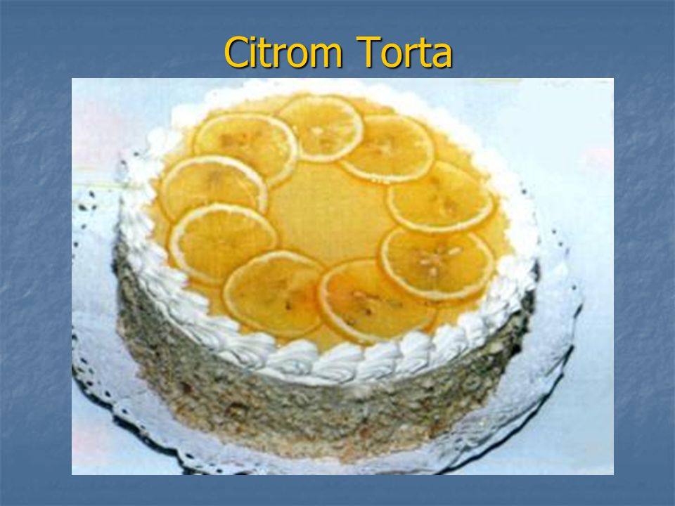 Citrom Torta