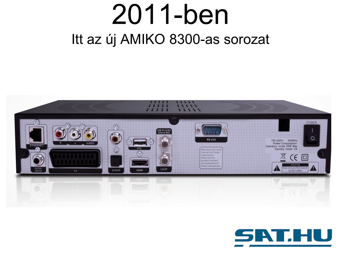 2011-ben Itt az új AMIKO 8300-as sorozat