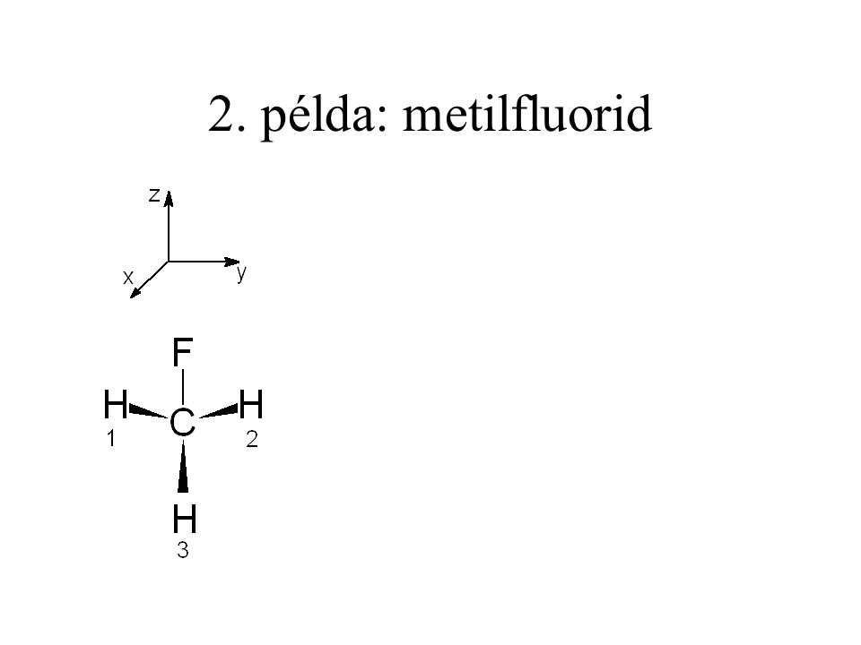 2. példa: metilfluorid