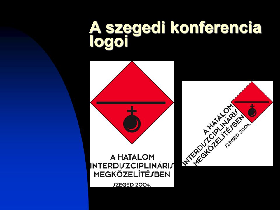 A szegedi konferencia logoi