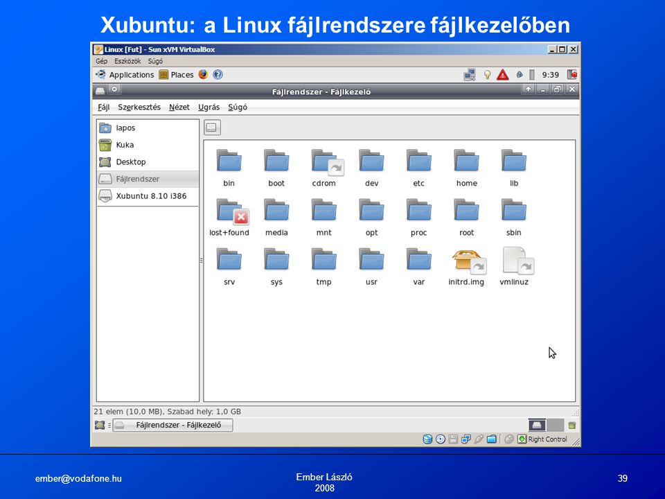 Ember László Xubuntu: a Linux fájlrendszere fájlkezelőben