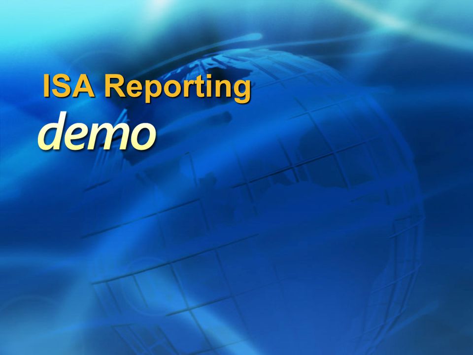 ISA Reporting
