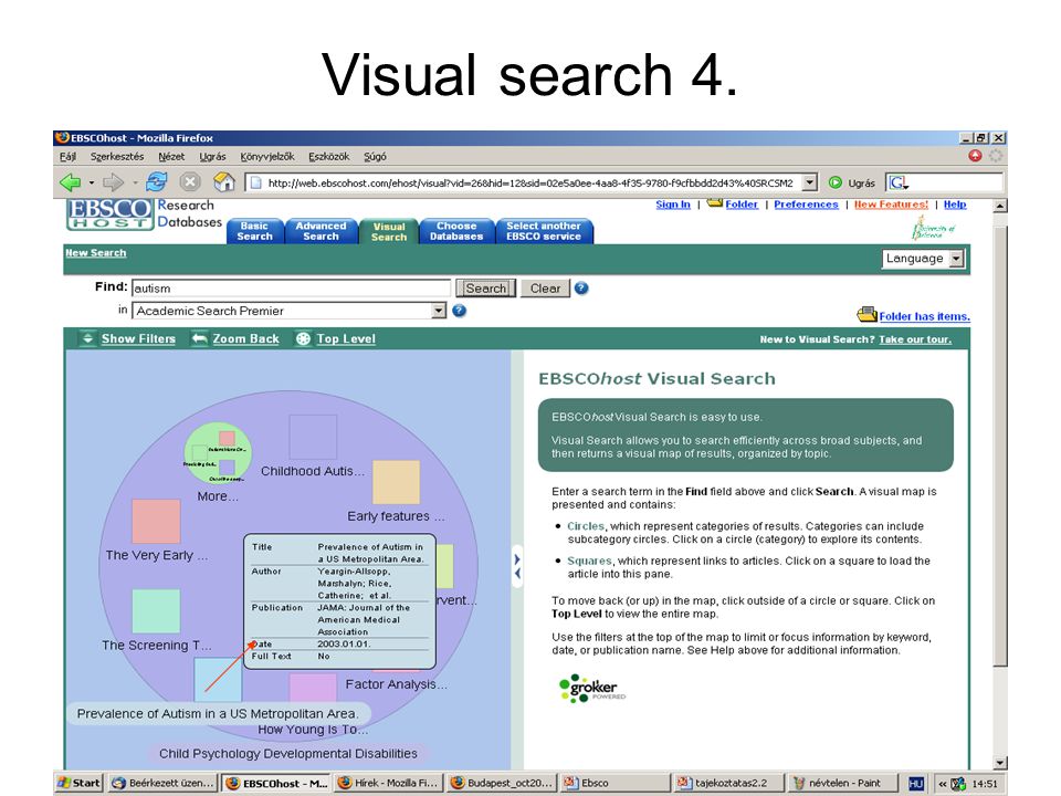Visual search 4.