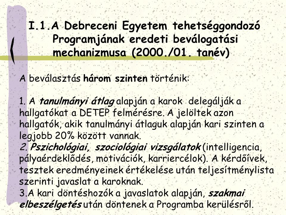 Debreceni egyetem tanulmányi átlag