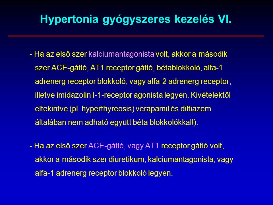 hypothyreosis és hipertónia kezelése