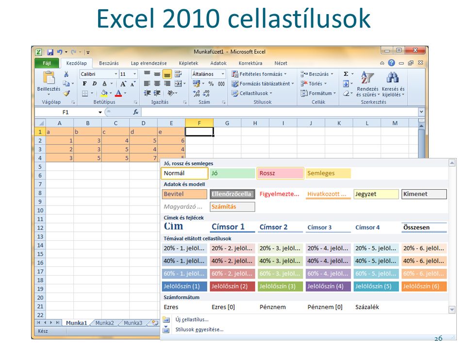 Excel 2010 cellastílusok 26