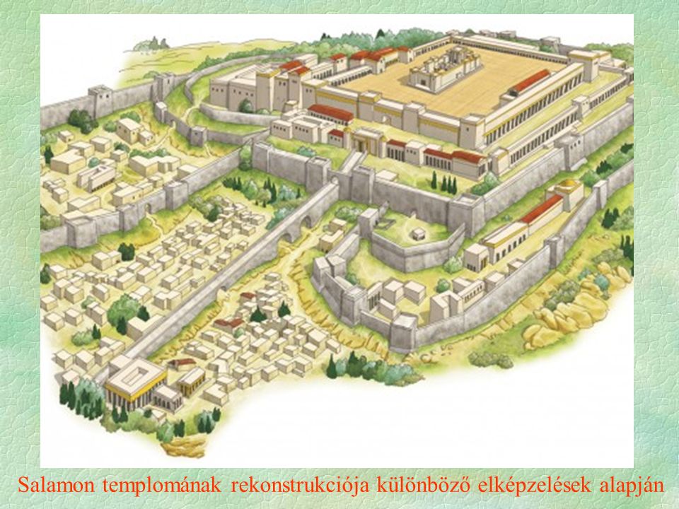 Salamon templomának rekonstrukciója különböző elképzelések alapján