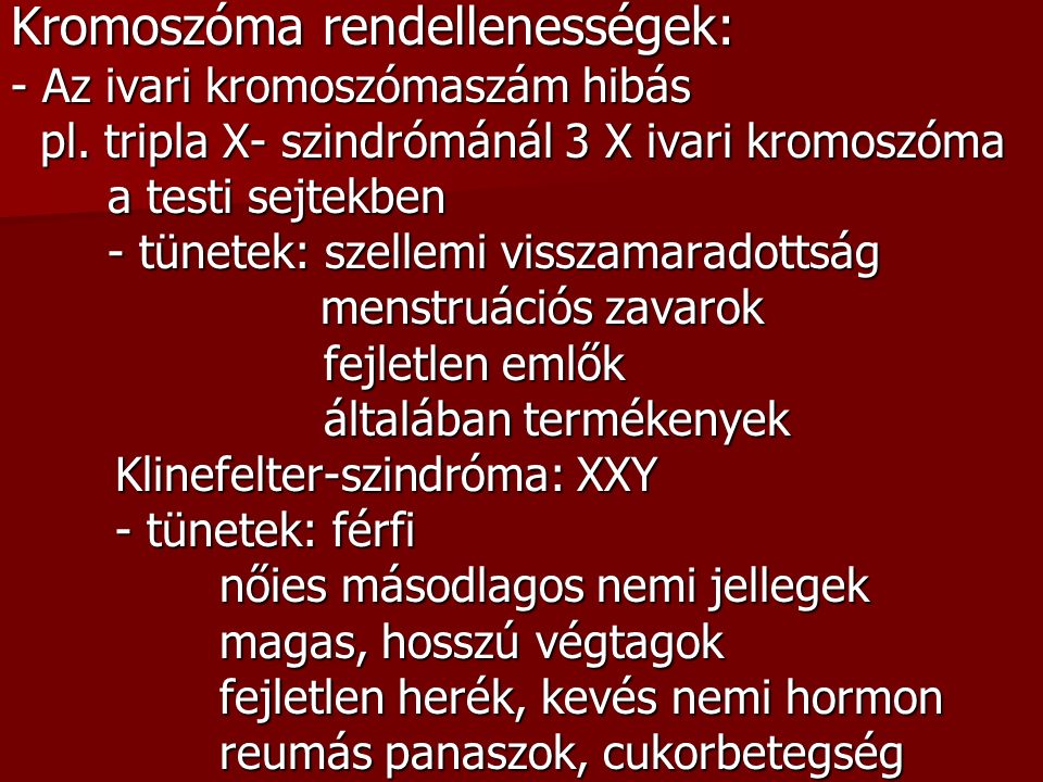 Kötőszövet kromoszómás betegségek, BNO kódok listája – Wikipédia