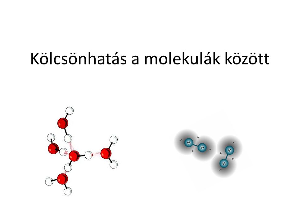 Molekulák képződése