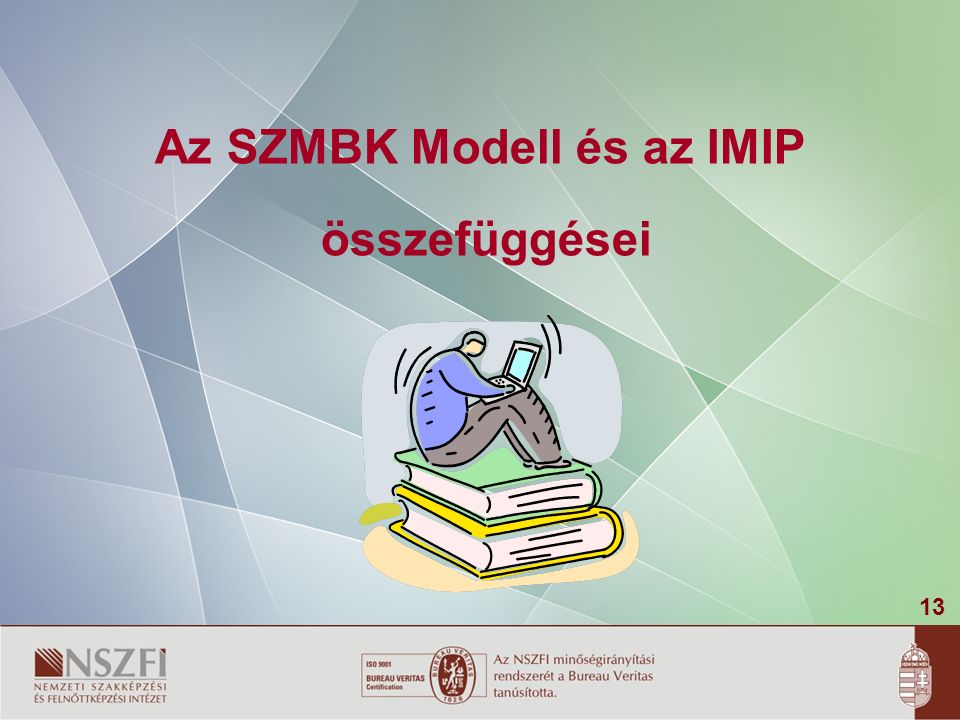 13 Az SZMBK Modell és az IMIP összefüggései