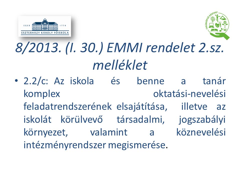 8/2013. (I. 30.) EMMI rendelet 2.sz.