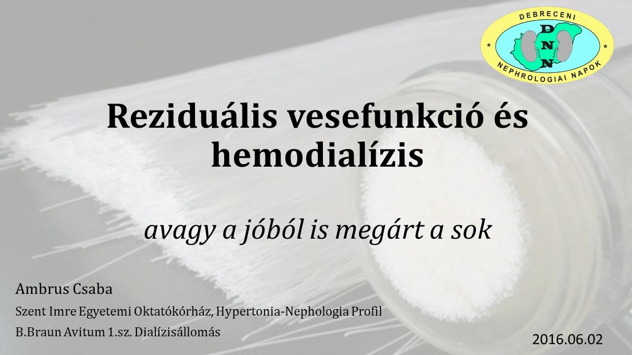 hemodialízis hipertónia