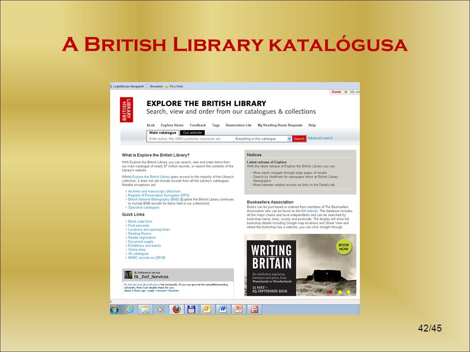 A British Library katalógusa 42/45