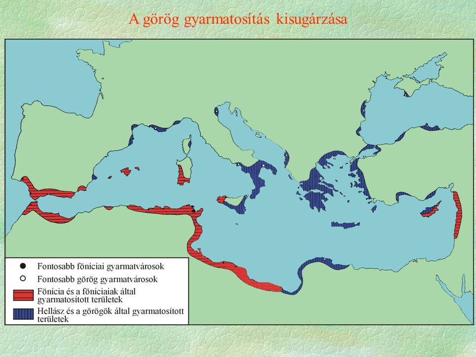 A görög gyarmatosítás kisugárzása