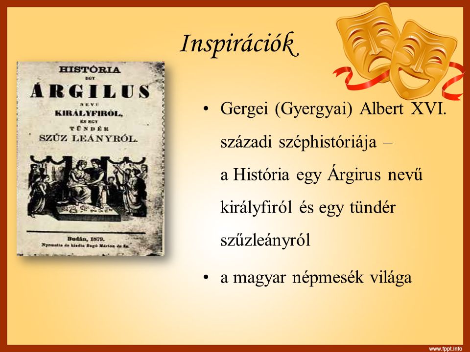 Inspirációk Gergei (Gyergyai) Albert XVI.