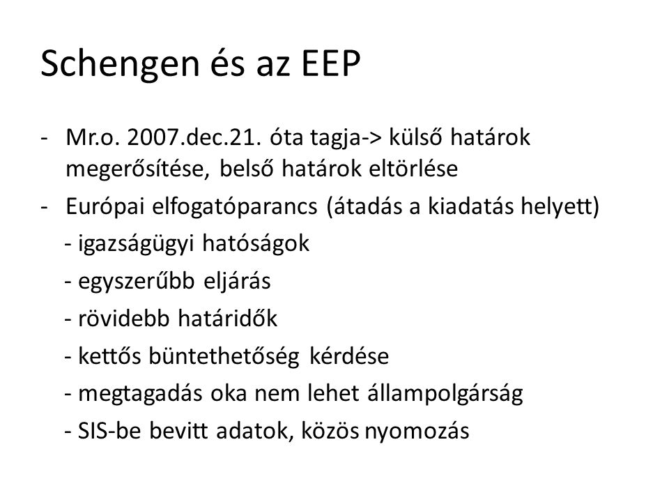 Schengen és az EEP -Mr.o dec.21.