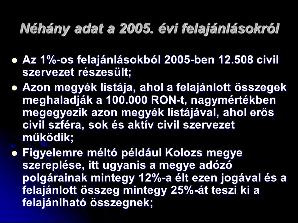 Néhány adat a 2005.