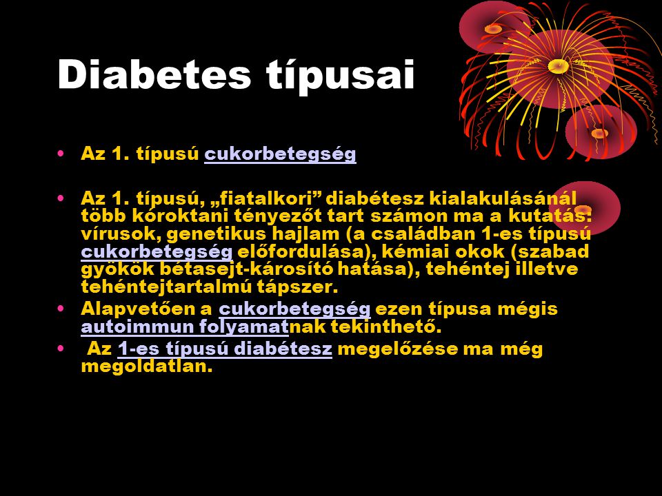 cukorbetegség kezelésére slide)