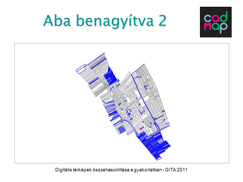 Aba benagyítva 2 Digitális térképek összehasonlítása a gyakorlatban - GITA 2011
