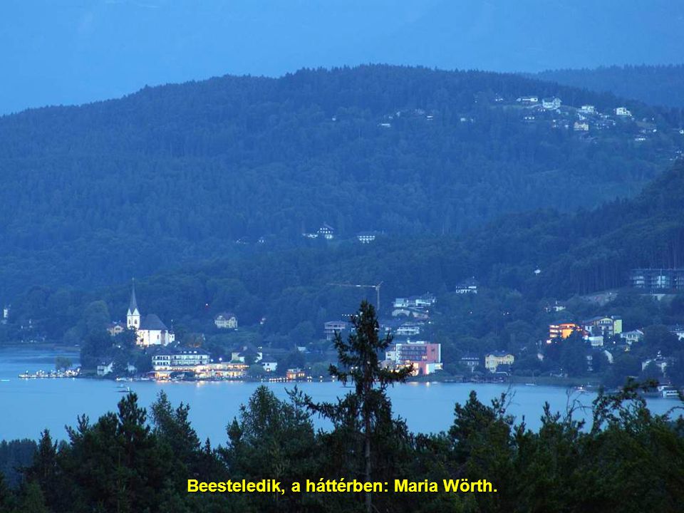 Ausztriában, Klagenfurt mellett található a Wöth-i tó.