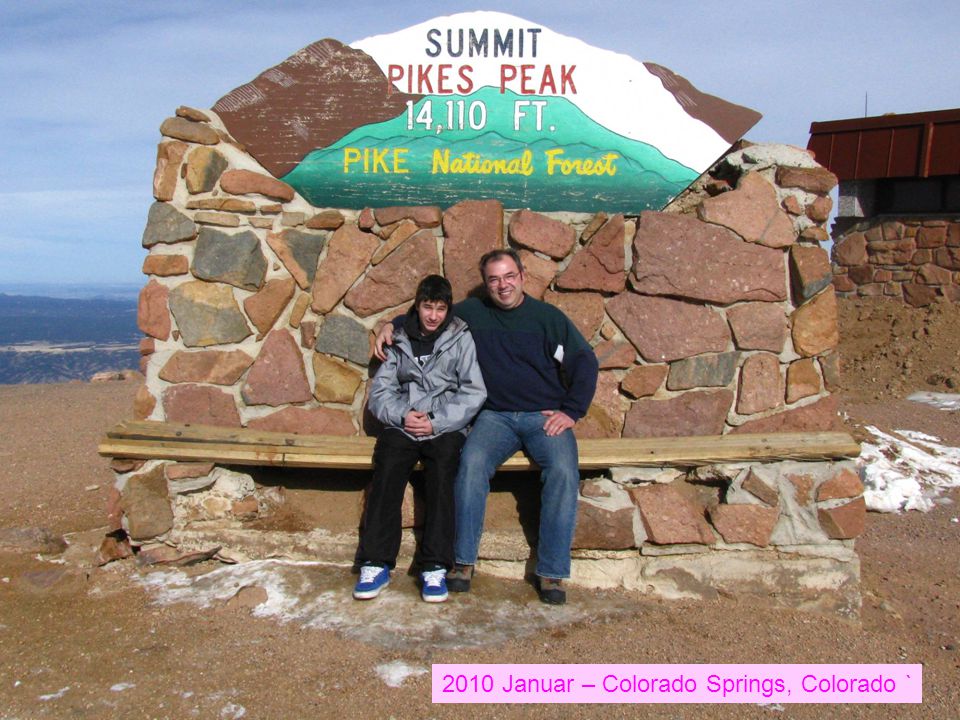 2010 Januar – Colorado Springs, Colorado `