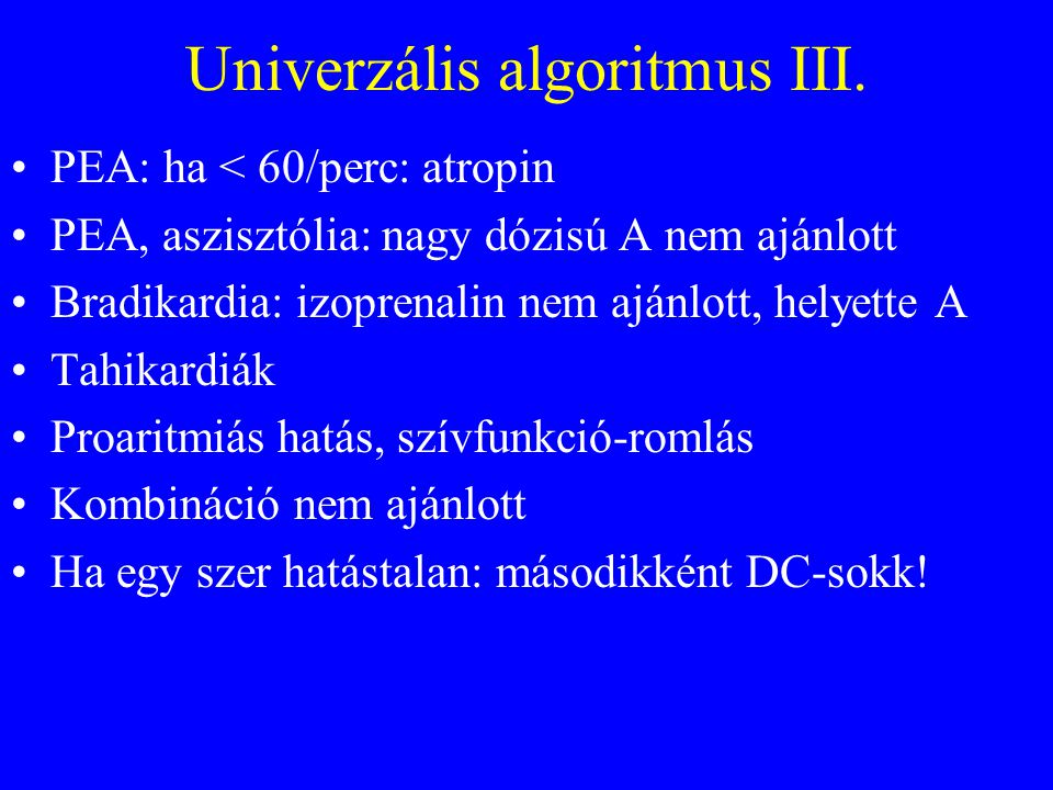 Univerzális algoritmus III.