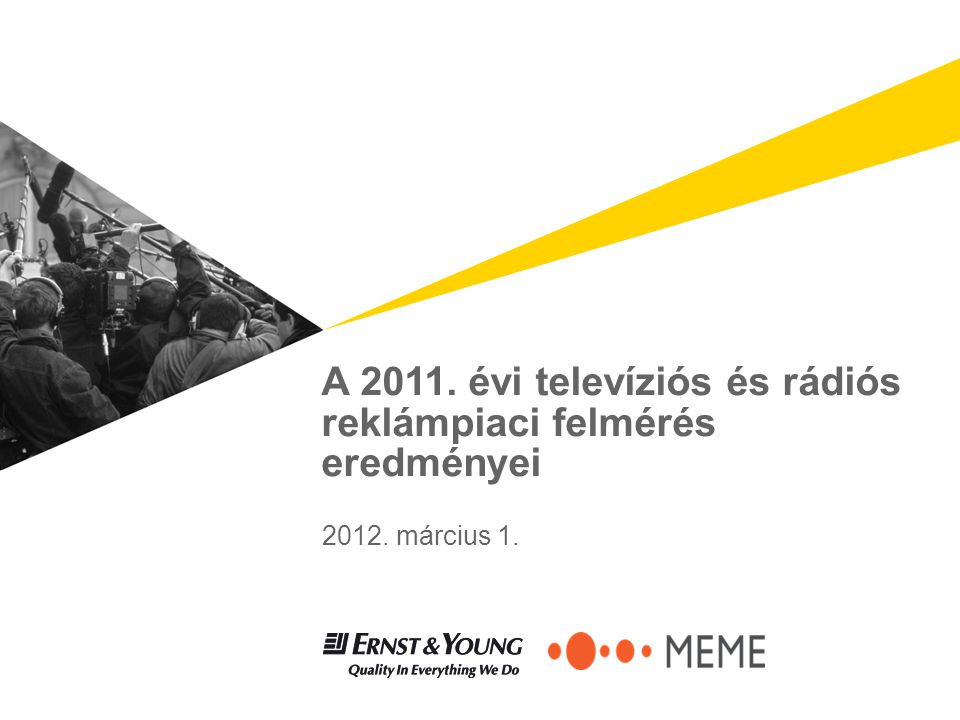A évi televíziós és rádiós reklámpiaci felmérés eredményei március 1.