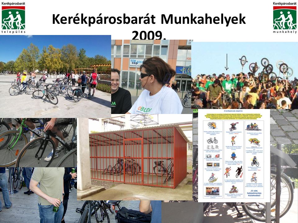 Kerékpárosbarát Munkahelyek 2009.