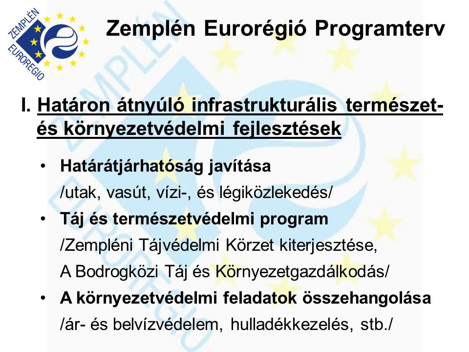 Zemplén Eurorégió Programterv I.