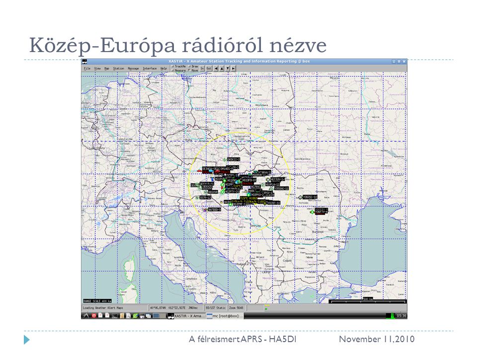 Közép-Európa rádióról nézve November 11, 20109A félreismert APRS - HA5DI
