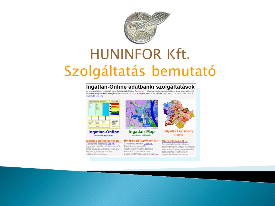 HUNINFOR Kft. Szolgáltatás bemutató