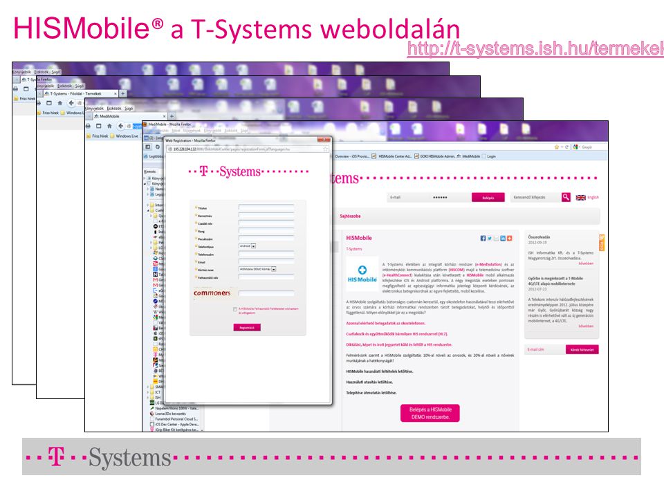 HISMobile ® a T-Systems weboldalán
