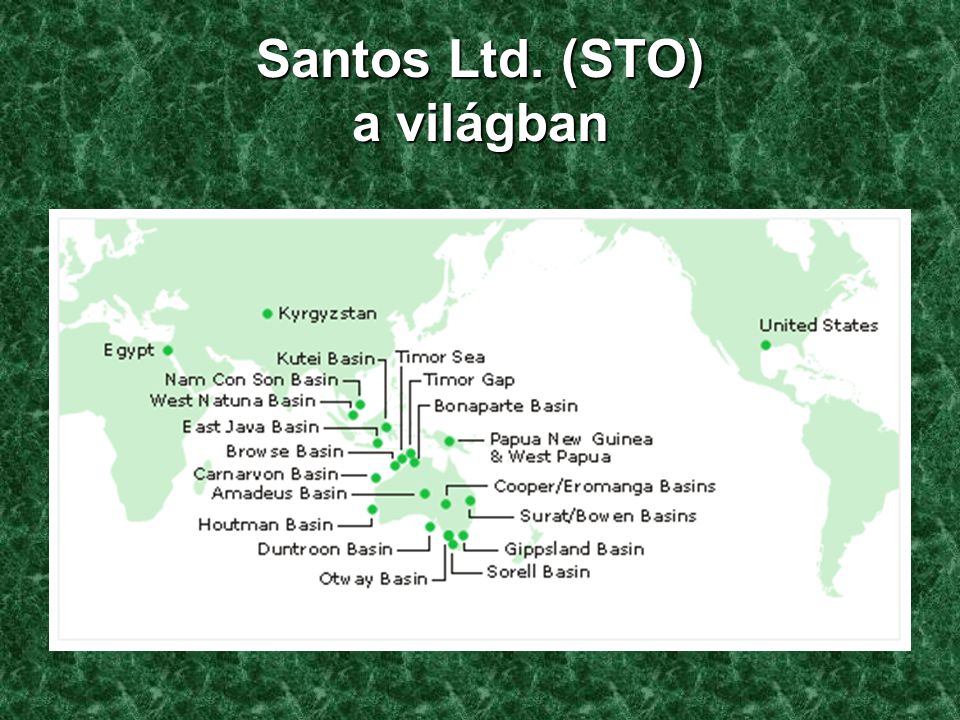 Santos Ltd. (STO) a világban