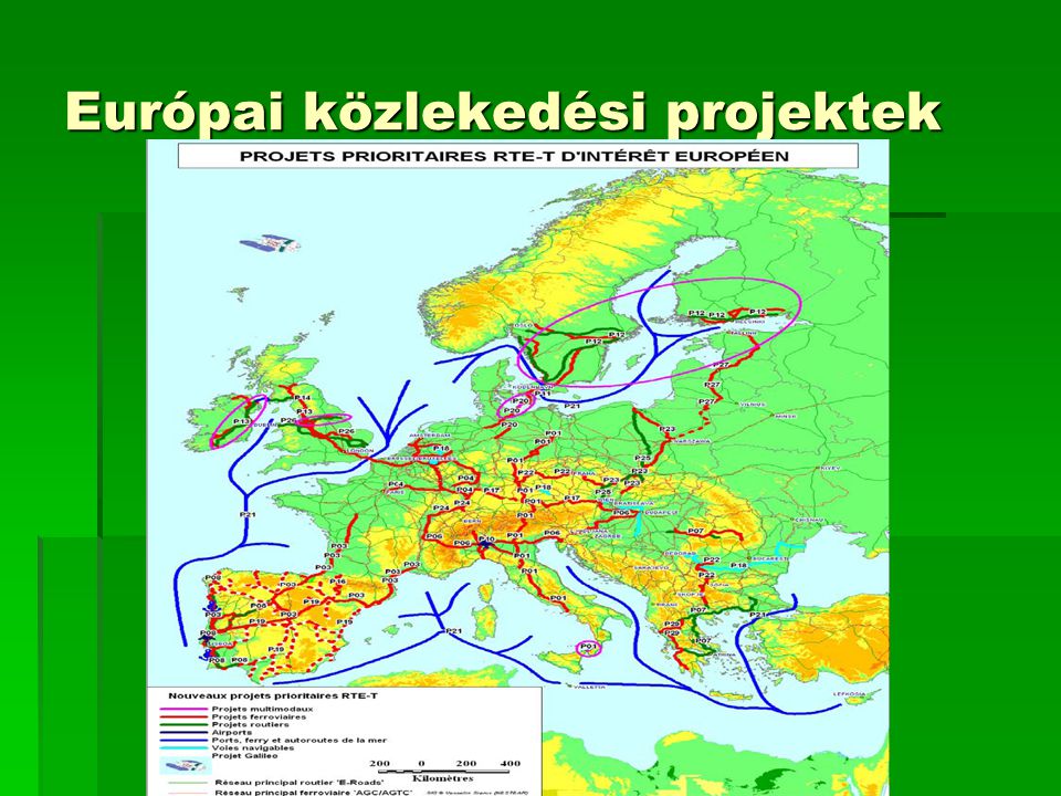 Európai közlekedési projektek