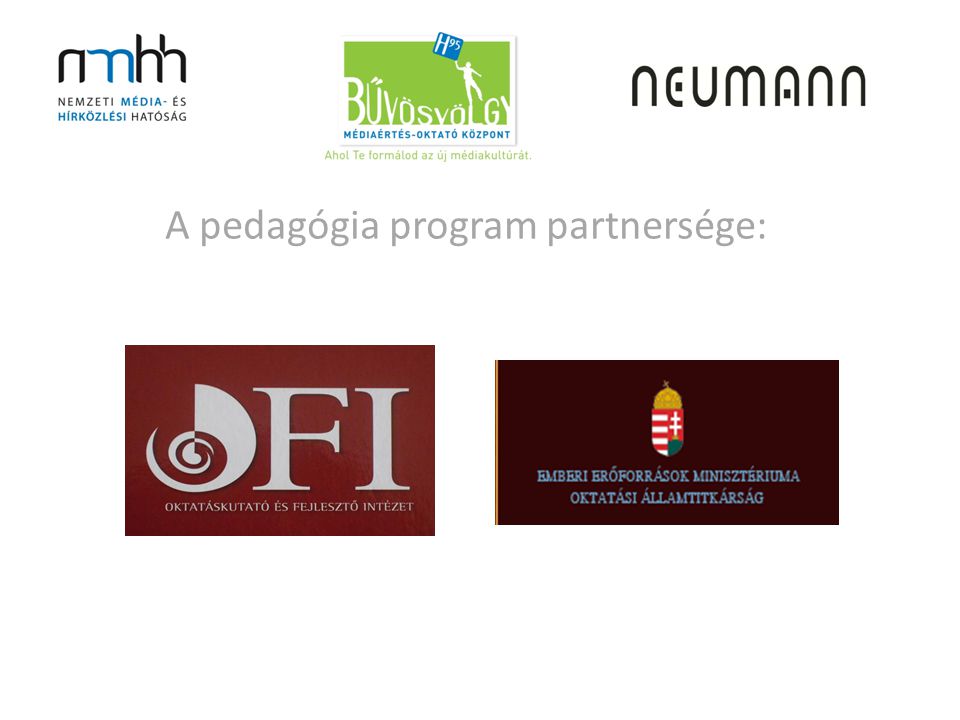 A pedagógia program partnersége: