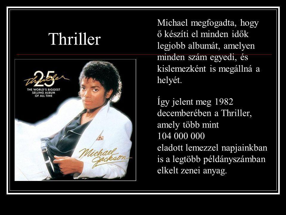 1979-ben látott napvilágot Michael első önálló szólóalbuma, az Off the Wall 10 millió példányban kelt el, olyan slágerekkel, mint a Don t Stop Til You Get Enough és a Rock With You.