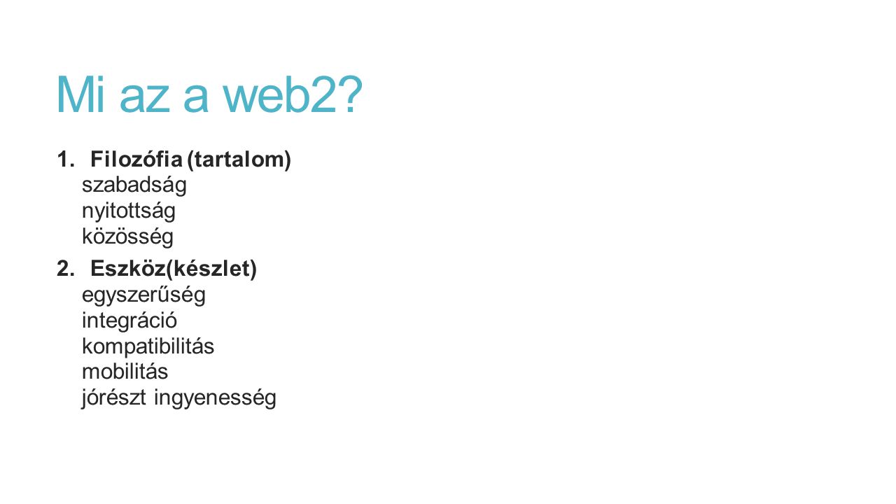 Mi az a web2.